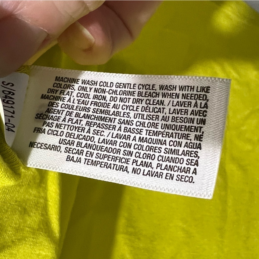 NWT NEW Old Navy yellow green cami XL - Picture 6 of 7
